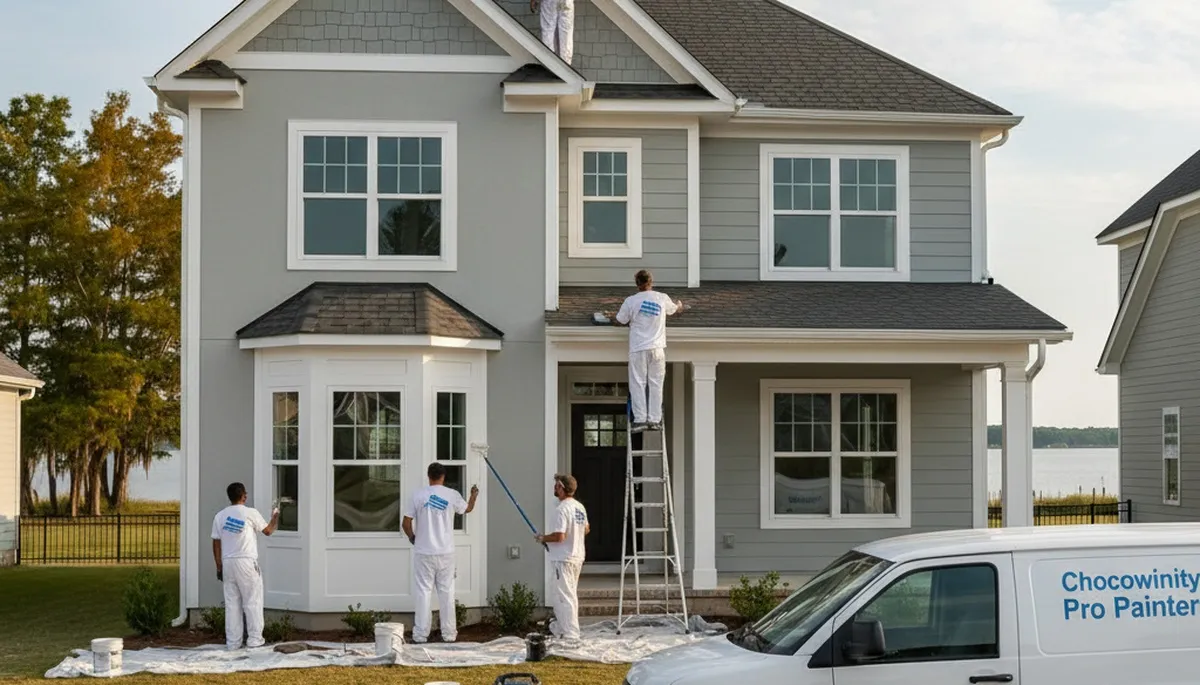 Professional house painting service in Greenville, NC by Painting Greenville NC