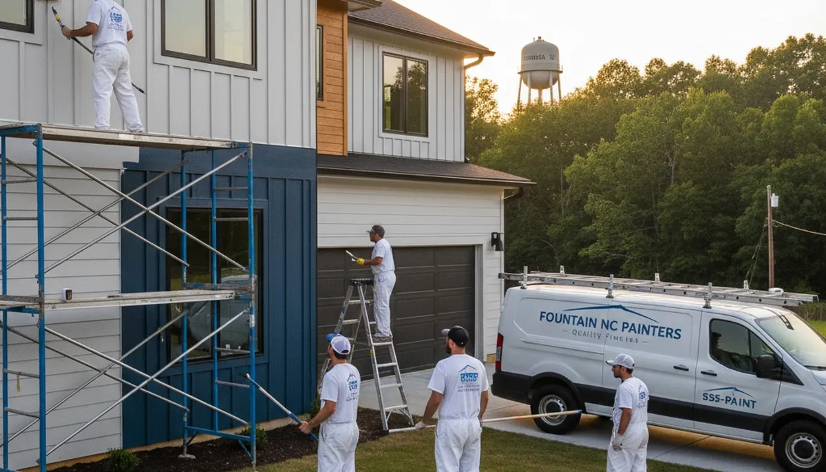 Professional house painting service in Greenville, NC for interior and exterior homes