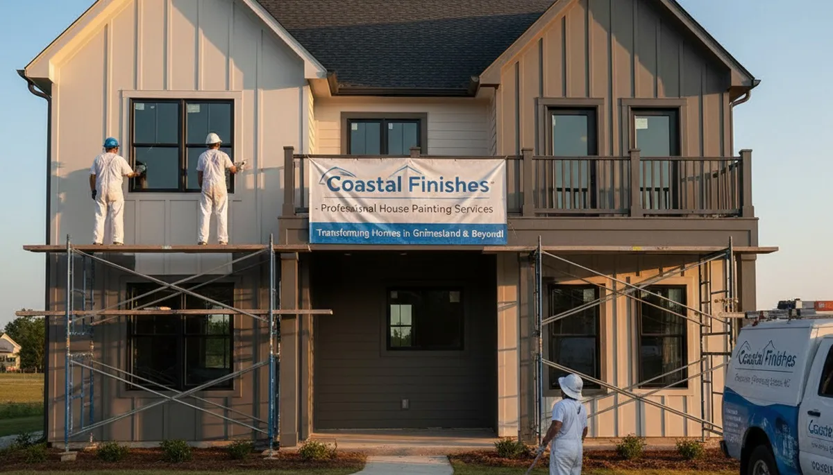 Professional house painting service in Greenville, NC for interior and exterior home painting