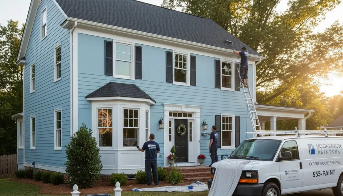 Professional house painting service in Greenville, NC for interior and exterior homes