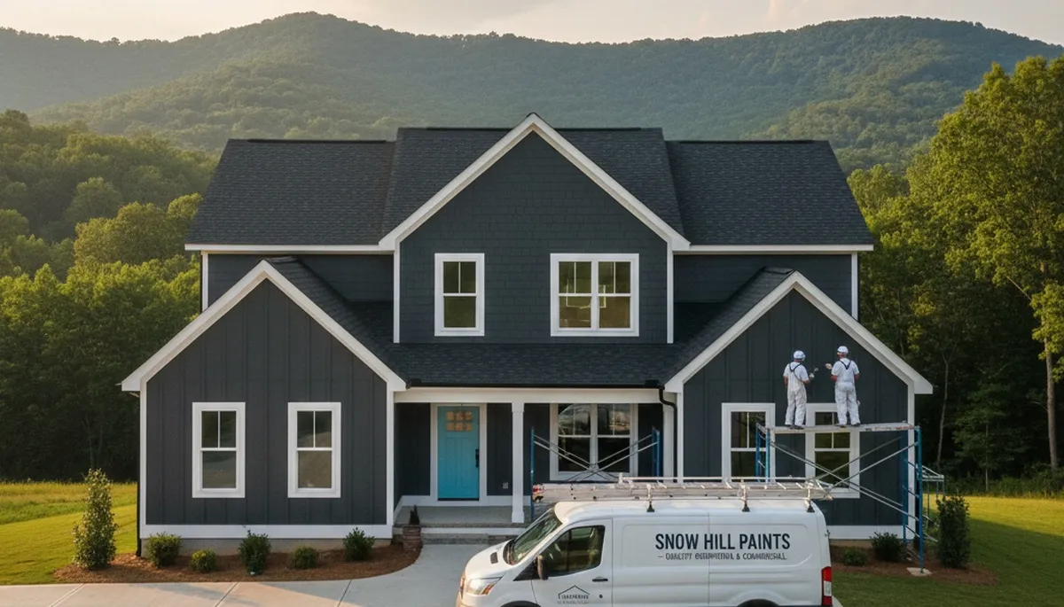Professional house painting service in Greenville, NC for interior and exterior home projects
