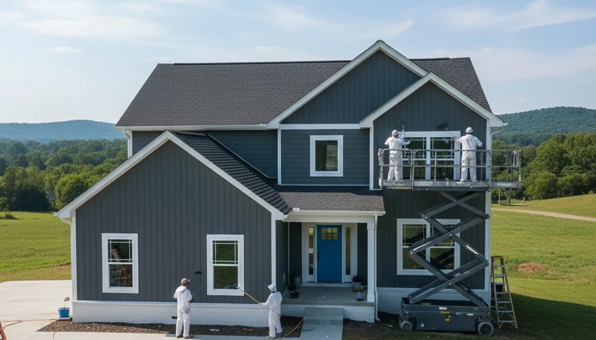 Professional house painting service in Greenville, NC for residential interior and exterior projects