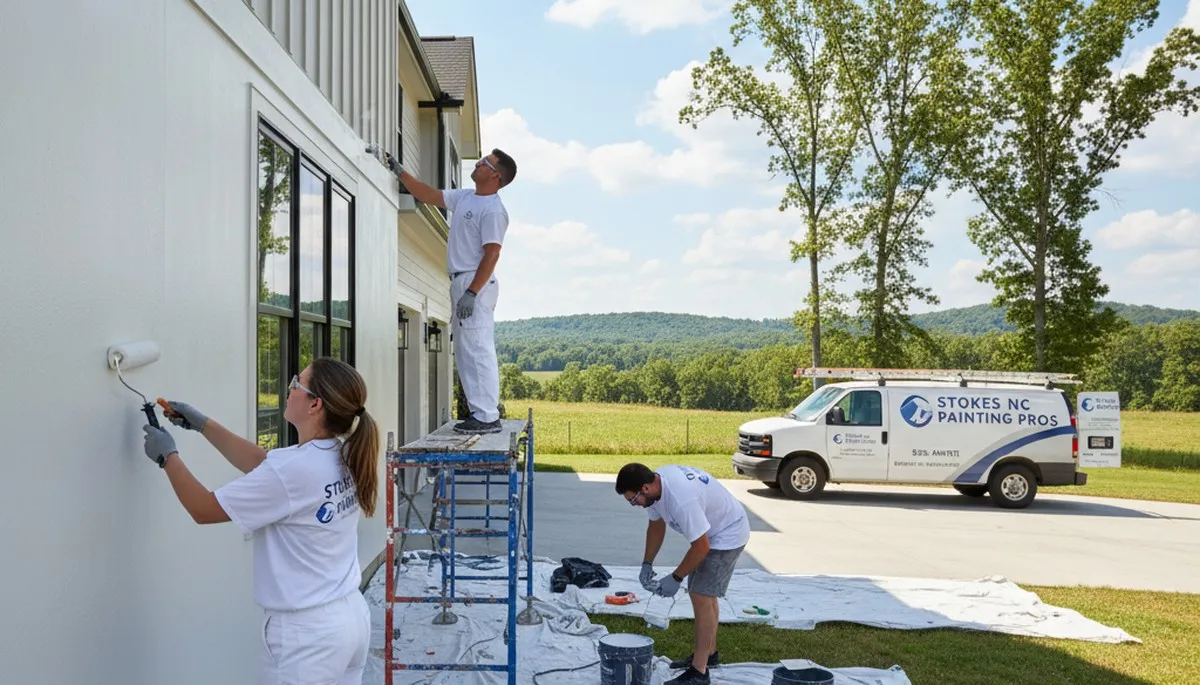 Professional house painting service in Greenville, NC by paintinggreenvillenc.com