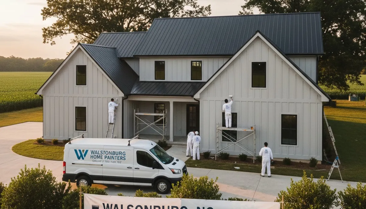 Professional house painting service in Greenville, NC by PaintingGreenvilleNC.com