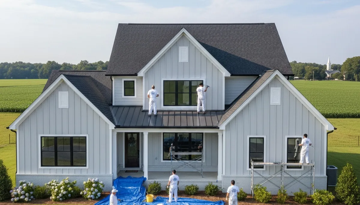 House painting service in Greenville, NC by paintinggreenvillenc.com
