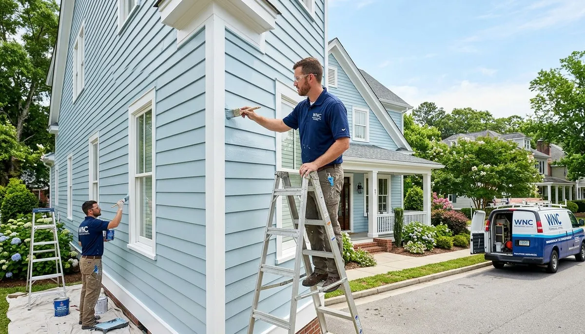 Professional house painters in Greenville NC providing exterior and interior painting services