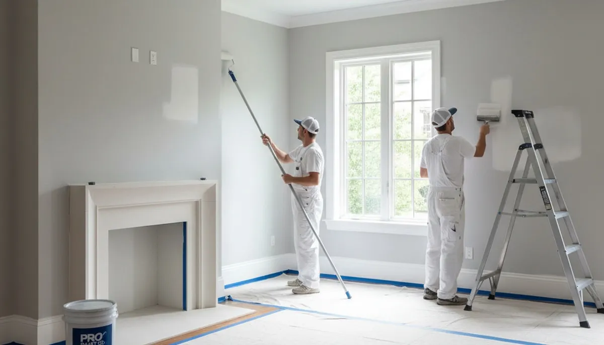 Professional interior house painting service in Greenville, NC by expert local painters