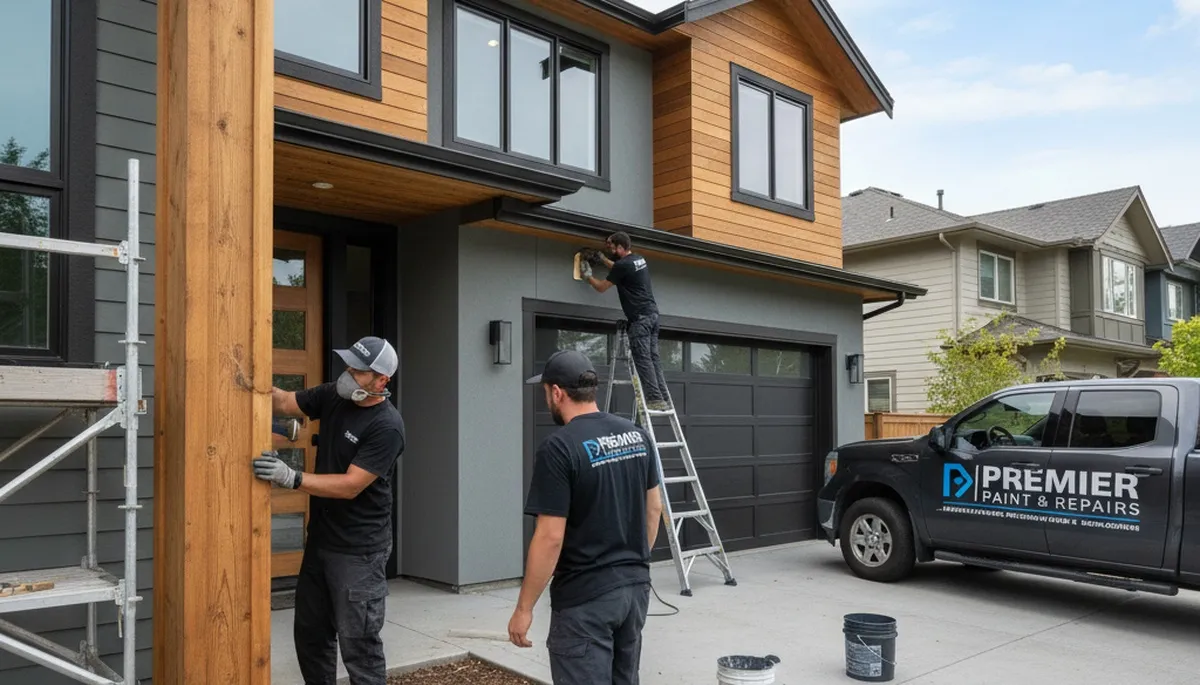 Professional wood rot repair on home exterior in Greenville, NC by expert house painters